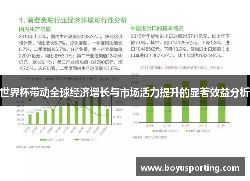 世界杯带动全球经济增长与市场活力提升的显著效益分析