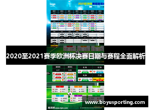 2020至2021赛季欧洲杯决赛日期与赛程全面解析