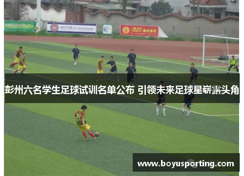 彭州六名学生足球试训名单公布 引领未来足球星崭露头角